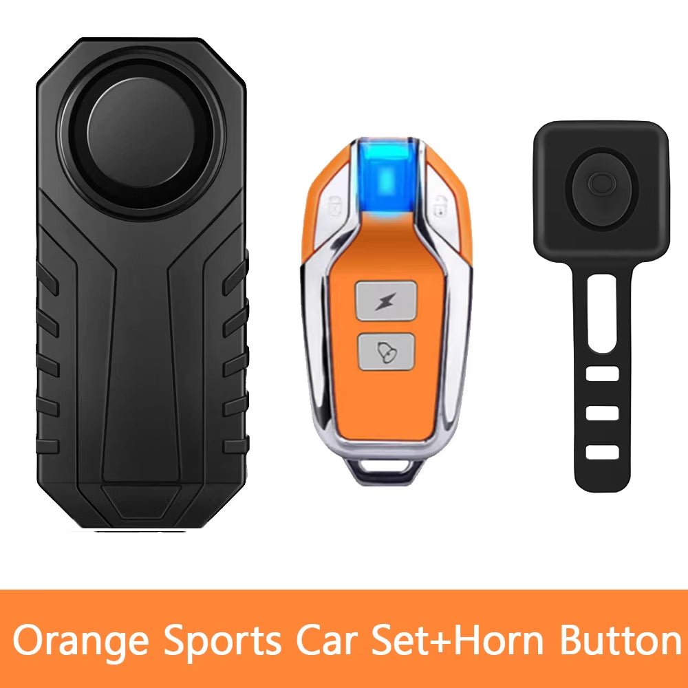 Motorcycle Alarm Wireless Remote Control Waterproof 113Db Bicycle Electric Scooter Moto anti Theft Security Alarm