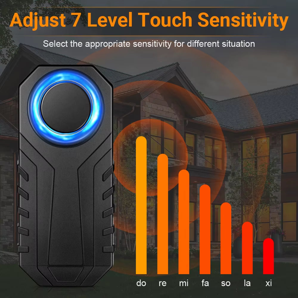 Motorcycle Alarm Wireless Remote Control Waterproof 113Db Bicycle Electric Scooter Moto anti Theft Security Alarm