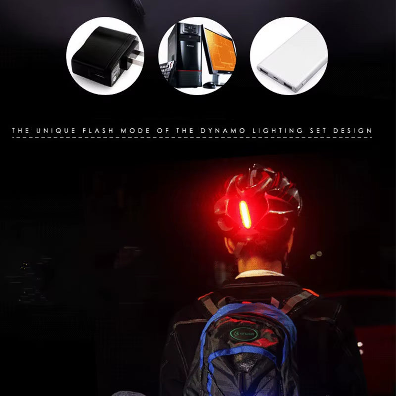 Bike Taillight COB Bicycle Rear Light with 6 Modes USB Rechargeable Mtb LED Warning Tail Lamp Cycling Accessories