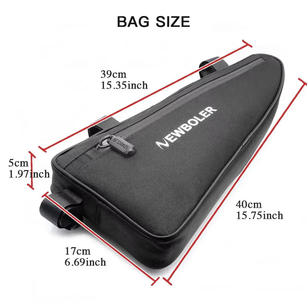 Bicycle Triangle Bag Bike Frame Front Tube Bag Waterproof Cycling Bag