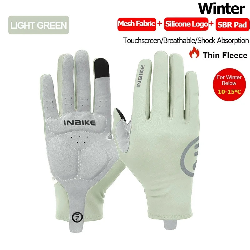 INBIKE Gel-Padded Cycling Gloves – Men & Women, Autumn/Winter