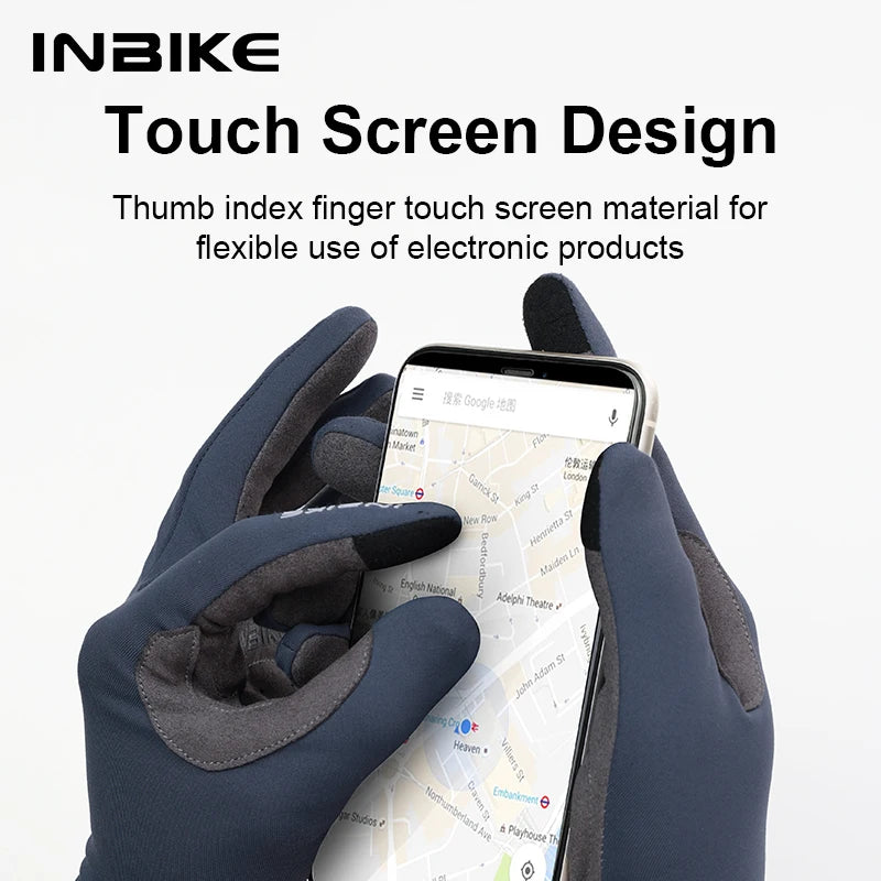 INBIKE Gel-Padded Cycling Gloves – Men & Women, Autumn/Winter