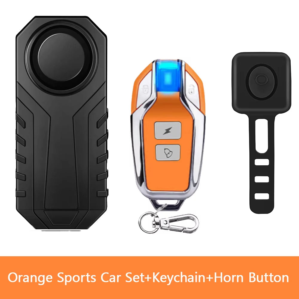 Motorcycle Alarm Wireless Remote Control Waterproof 113Db Bicycle Electric Scooter Moto anti Theft Security Alarm
