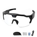 4K POV Glasses Smart Baseball Sunglasses with Camera Photos Audios Videos Recording Lightweight Cycling Camera Wearable Eyewear