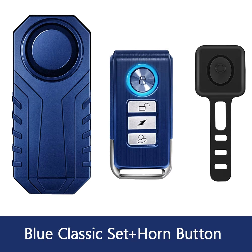 Motorcycle Alarm Wireless Remote Control Waterproof 113Db Bicycle Electric Scooter Moto anti Theft Security Alarm